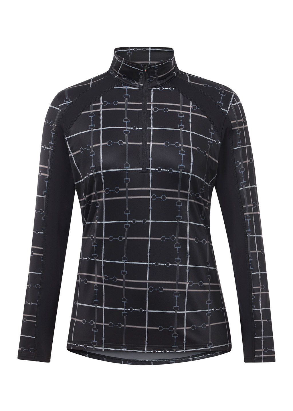 Pull Femme Kerrits équitation - XL, Bleu, Quart Zip, Stretch, Très Bon état