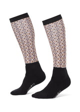 Dual Zone Equestrian Boot Socks - Print
