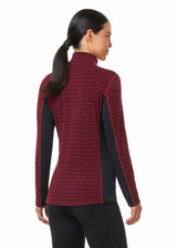 Stable Temp Merino Wool Quarter Zip Top - Print