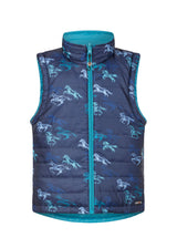 Kids Pony Tracks Reversible Quilted Riding Vest