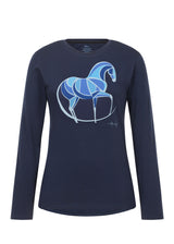 Mosaic Horse Long Sleeve Tee