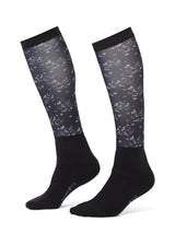 Dual Zone Equestrian Boot Socks - Print