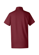 Flat lay, back side up, highlighting the shirt's fit and design