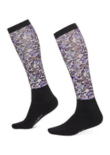 Dual Zone Equestrian Boot Socks - Print