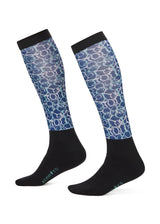 Kids Dual Zone Equestrian Boot Socks - Print