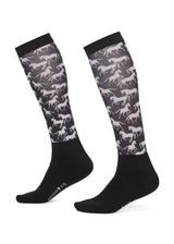 Kids Dual Zone Equestrian Boot Socks - Print