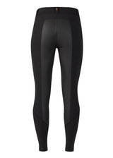 Flat lay of the Kerrits GripTek™ II Full Seat Breech in Black, showing the back profile with clean lines and reinforced stitching.