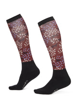 Dual Zone Equestrian Boot Socks - Print