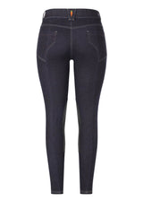 Cozy Rider Mid Rise Denim Knee Patch Breech