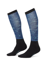 Kids Dual Zone Equestrian Boot Socks - Print