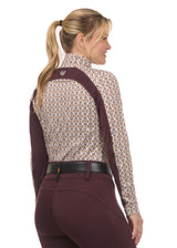 First Level Quarter Zip Stretch Fleece Tech Top - Print