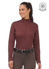Snaffle Links Fleece Half Zip Riding Top