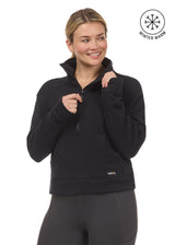 Etched Equine Half Zip Sweatshirt