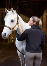 Etched Equine Half Zip Sweatshirt