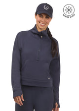 Etched Equine Half Zip Sweatshirt