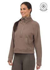 Etched Equine Half Zip Sweatshirt