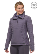 Hoofprint Quilted Pullover Jacket