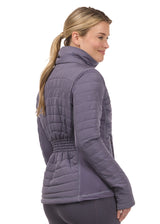 Hoofprint Quilted Pullover Jacket