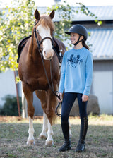 Kids All We Need Is Horses Sweatshirt