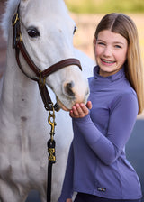 Kids Wrap Neck Tech Top