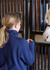 Kids Etched Equine Half Zip Sweatshirt