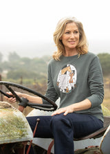 Recycled Fleece Graphic Sweatshirt