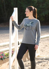 Mosaic Horse Long Sleeve Tee