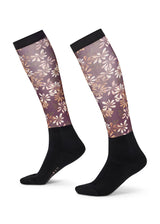 Kids Dual Zone Equestrian Boot Socks - Print